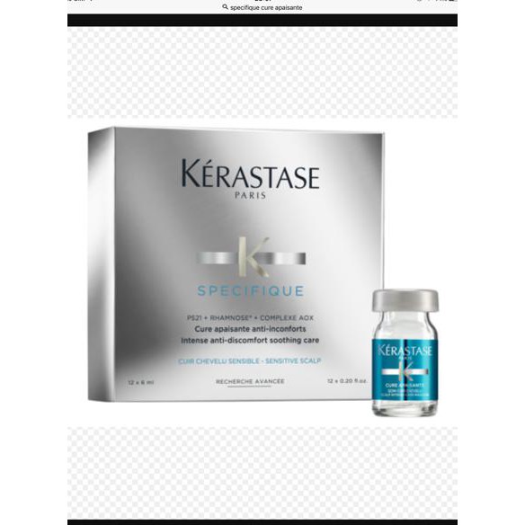 Promoo Lebaran !!! Kerastase Specifique Cure Apaisante Isi 12 U/Kulit Sensitif Ready Stock