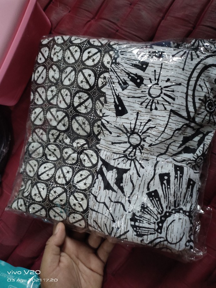 S M L Xl Xxl 3l 4l 5l Tunic Batik Motif Trend Seragam Batik Baju Batik Wanita