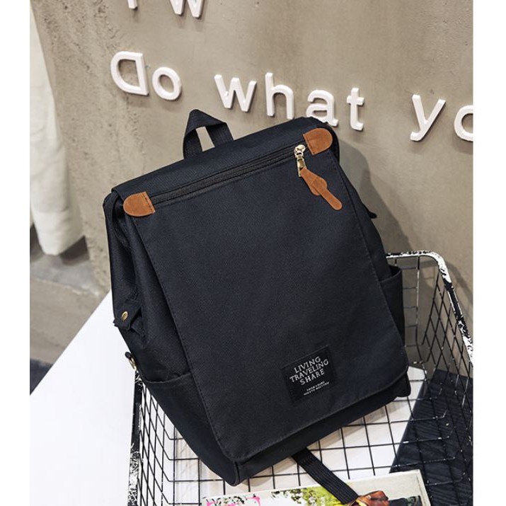 Tas Ransel Backpack Korea PRIA Travel Fashion WANITA Import Quality Kanvas