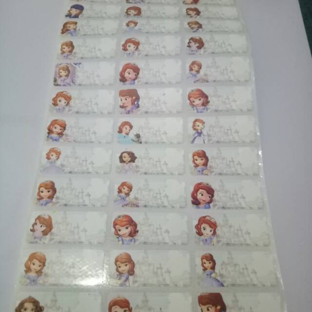 

Label Nama Sofia Ukuran M