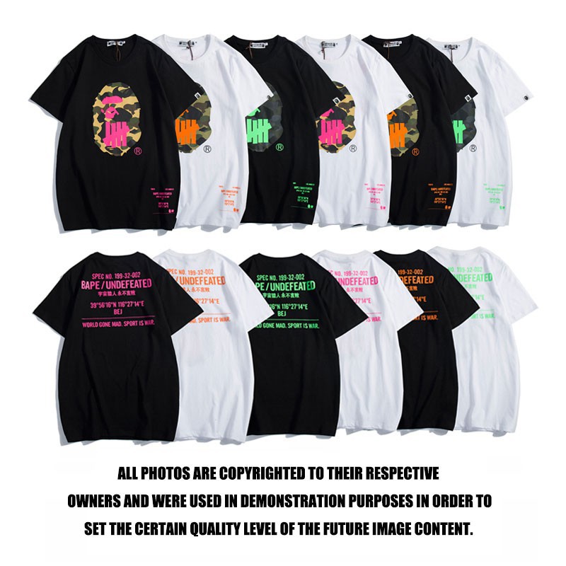 bape undefeated t shirt