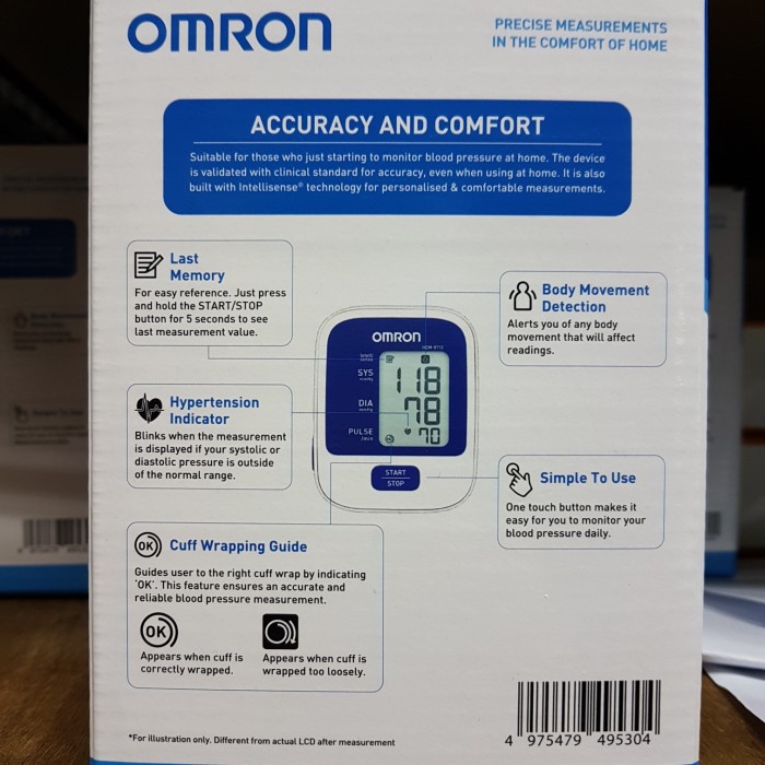 OMRON Hem 8712 Digital Tensimeter / Cek Tekanan Darah / Tensi Darah