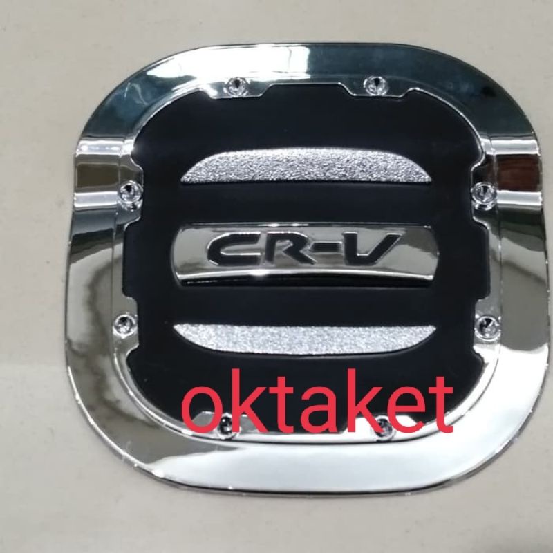 tank cover all new Crv 2007-2011 hitam kombinasi chrome