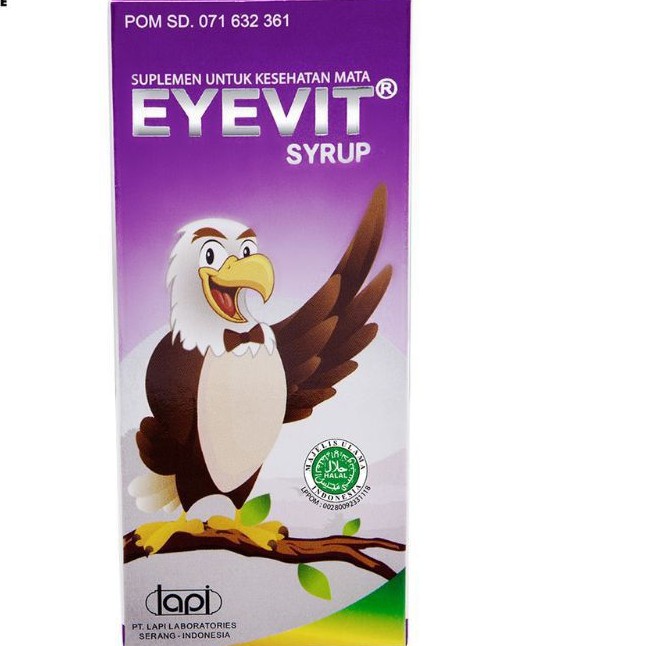 EYEVIT Syrup - Botol isi 60ml - Vitamin Mata - EYEVIT SIRUP