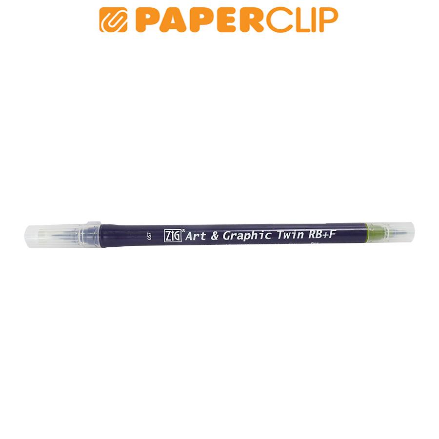 

PEN BRUSH ZIG KURETAKE ART & GRAPHIC TWIN TUT-95 057 OLIVE GREEN