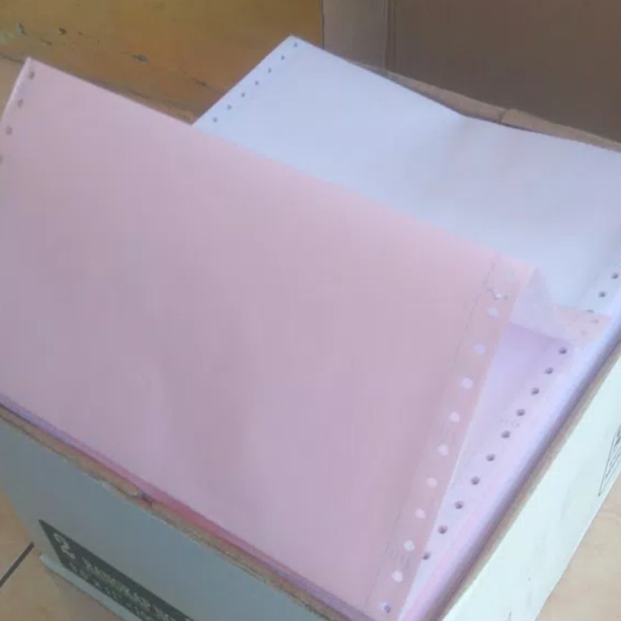 

1 BOX KERTAS CONTINUOUS FORM PRINT NCR 2 RANGKAP PLY BAGI 2 SURAT JALAN