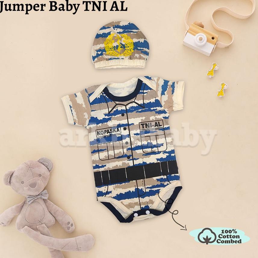 JUMPER BAYI BAJU BAYI MOTIF TNI {Ngn31au22ᴶ}