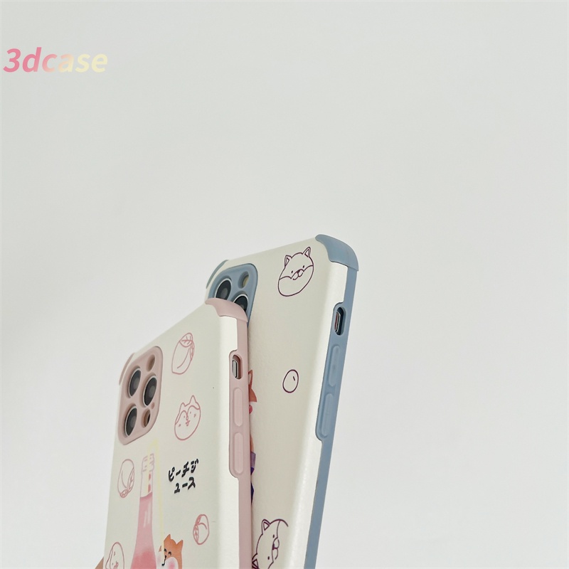 Casing Soft Case VIVO Y72 Y51 2020 Y12 Y30 Y31 Y53 Y91C V19 Y91 Y20 Y12S Y17 Y93 Y50 Y20S Y51A Y30i Y12i Y15 Y95 Y11 Y20i Y90 Y91i U10 Y70 Y1S Z3 A5 A7 A5S A52 A9 A5 2020 Reno 4 Lite 4 F A93 A94 Dirt Resistant Cute Shiba Inu Cartoon Phone Case for