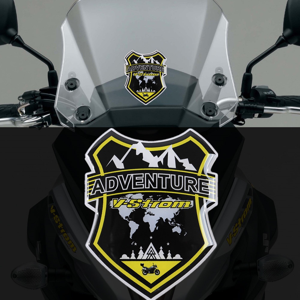 Stiker Kaca Depan Mobil Motif Tulisan ADV Adventure Untuk BMW Honda Yamaha Moto Guzzi Benelli