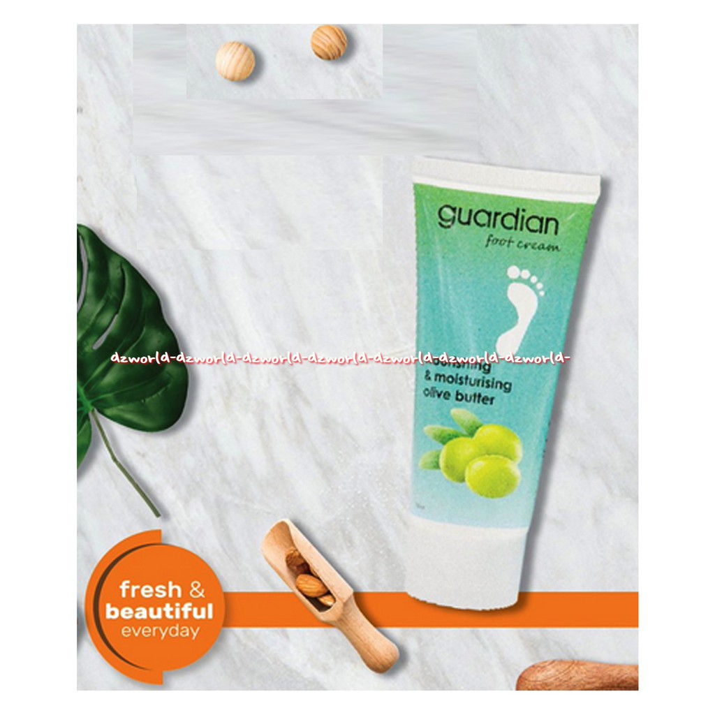 Guardian Foot Cream Nourishing Moisturising Olive Butter 100gr Krim Pelembut Kaki Pecah Pecah