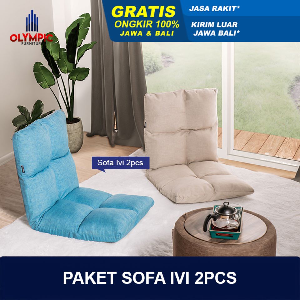 Olympic Paket Bundling 2 Pcs Procella Sofa Santai / Sofa Lantai / Sofa Duduk / Sofa Minimalis / SOFA