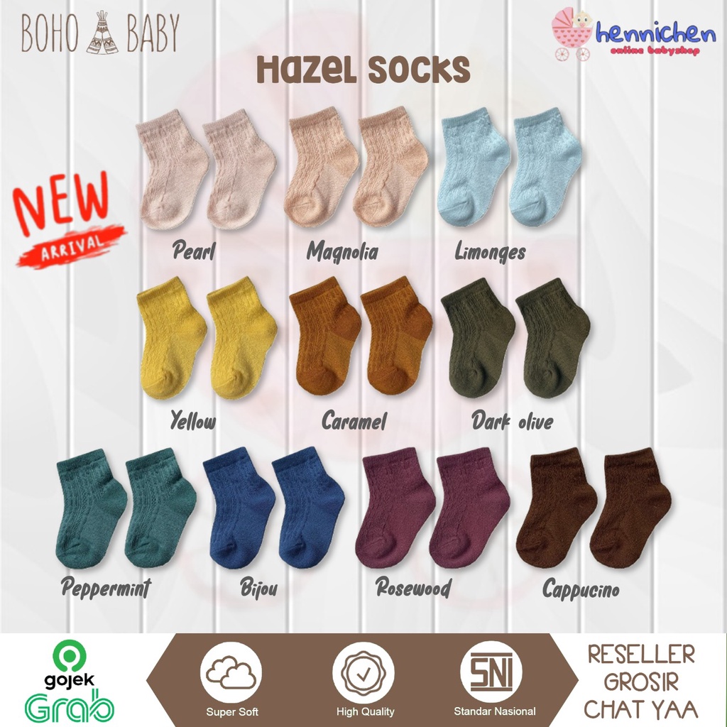 BohoPanna Hazel Socks 0-3Y Rajut Kaos Kaki Sock Bayi Anak