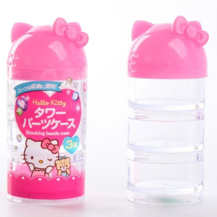 My Melody Hello kitty travel cream container stackable cream pot