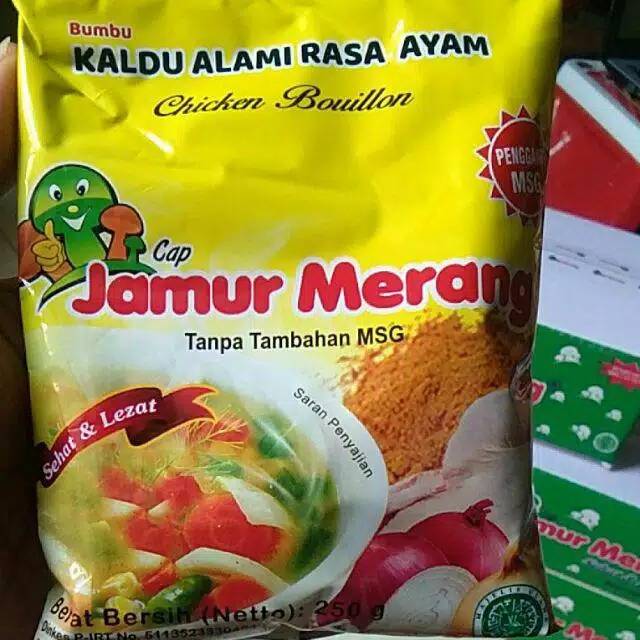 Penyedap kaldu jamur merang kemasan 250 gram