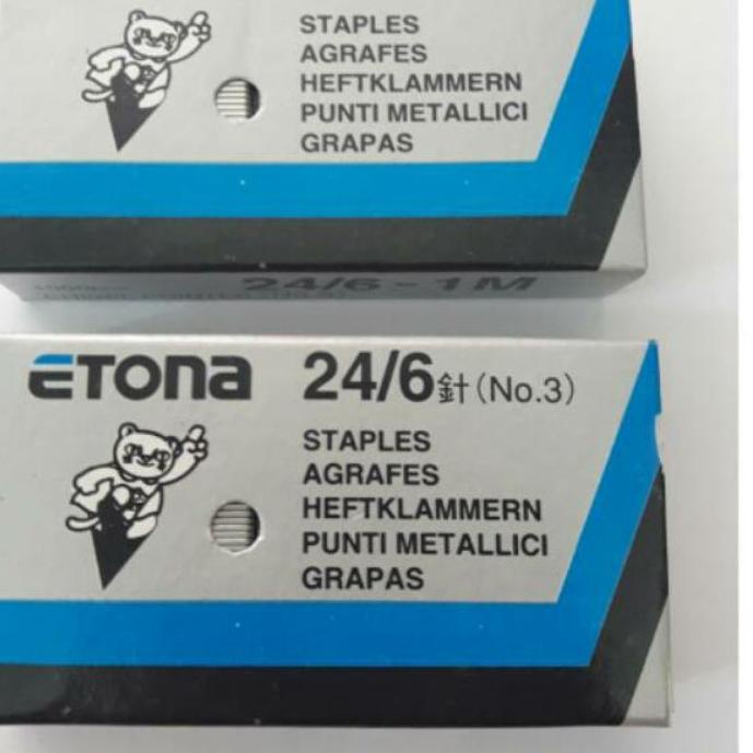 

Terlaris Etona No 24/6 No 3 tertera 1 kotak isi 20 kotak kecil