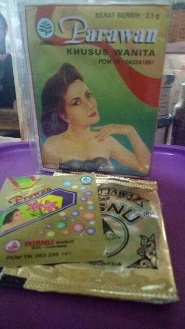 1 sachet jamu perawan