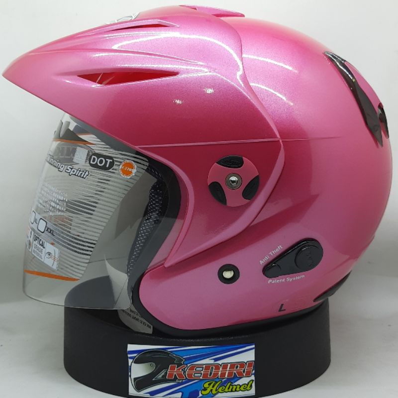 Helm INK CX 25 half face ori cx25-Pink