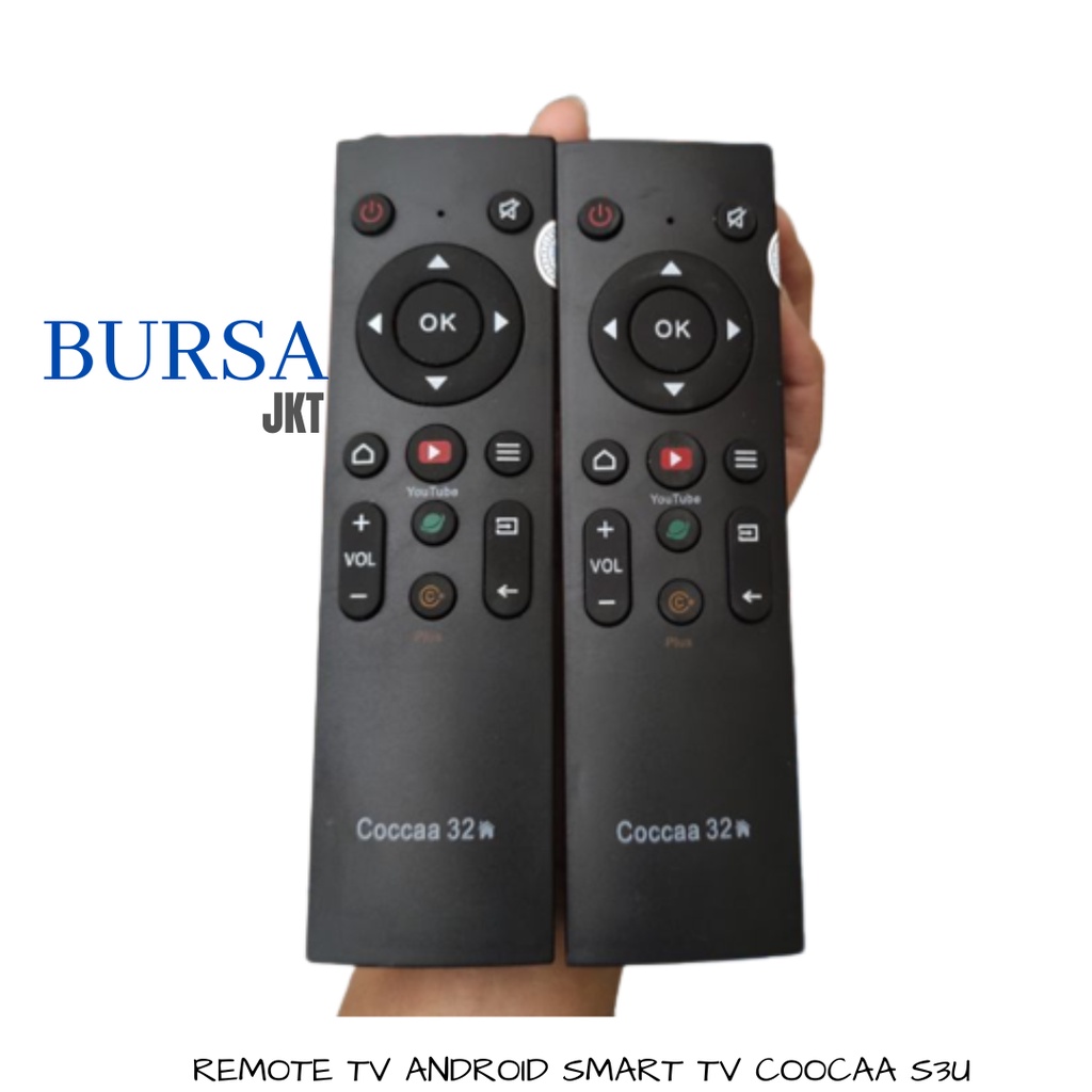 REMOTE SMART TV COOCAA S3U S7G YOUTUBE REMOT PENGGANTI
