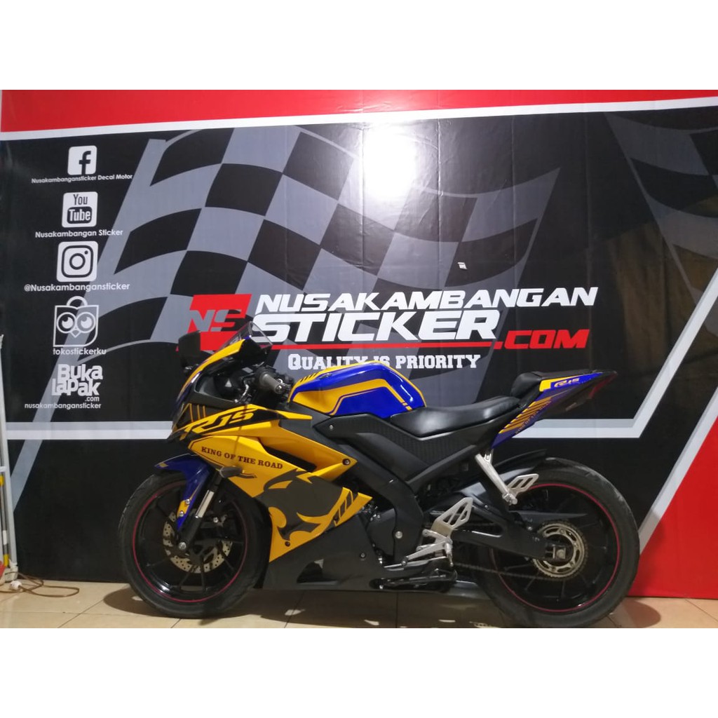 Decal Stiker R15 V3 Kuning