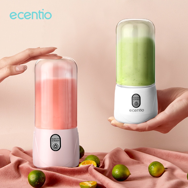 ecentio blender portable/Juicer Usb 410ML portable 6 Mata Stainless Steel Blender volume rendah