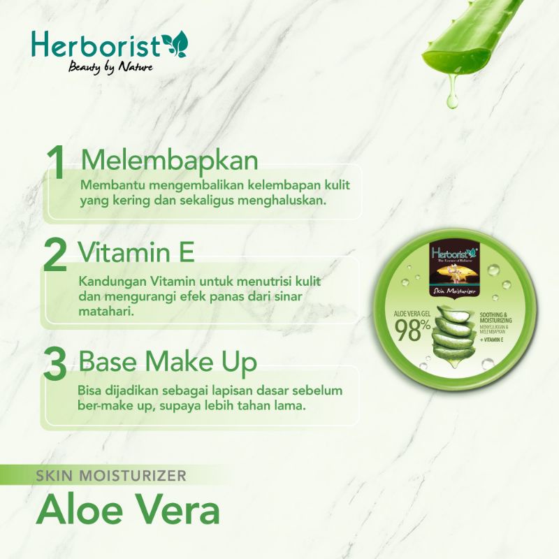 Herborist Aloe Vera Gel 100gr &amp; 250gr