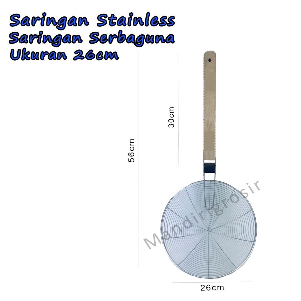 Saringan Stainless *Saringan * Saringan Serbaguna * 26cm