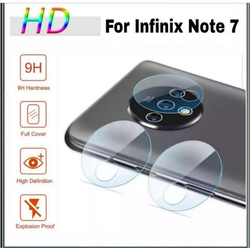 Infinix Note 7 New Tempered Glass Camera Anti Gores Kamera Belakang