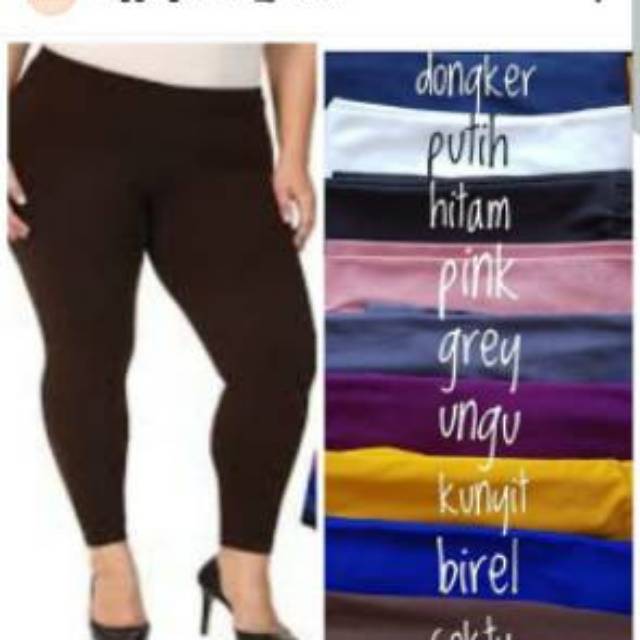 Legging jumbo jersey super best quality adem anti gerah dalaman gamis