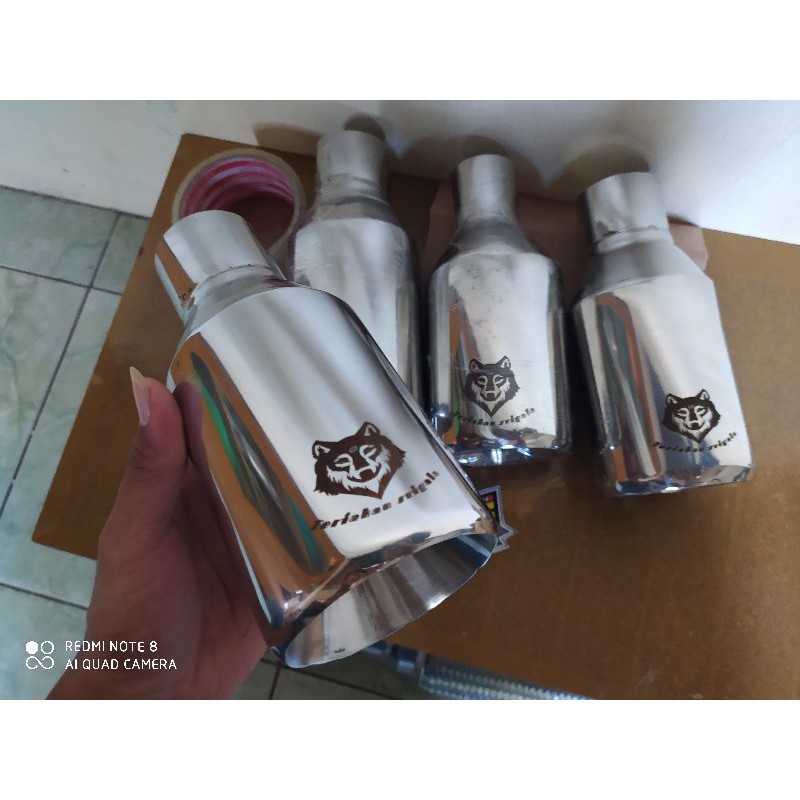 knalpot mobil suara srigala