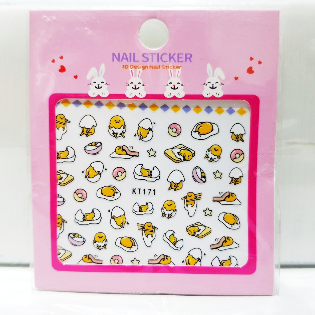 Stiker Kuku GUDETAMA Ultra Thin Nail Stickers