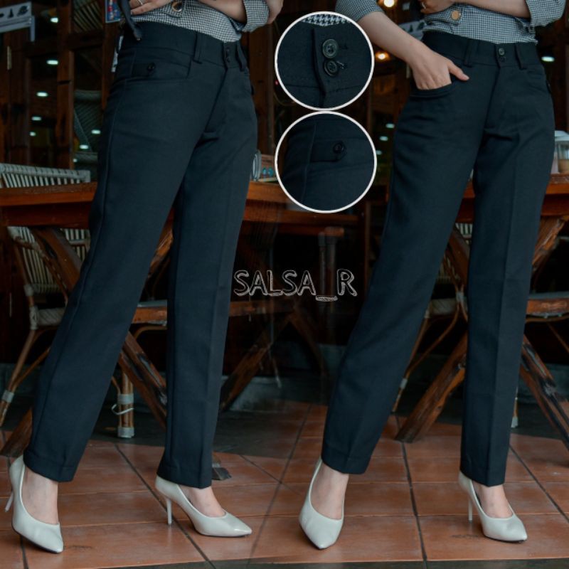 CELANA KERJA WANITA/CELANA BAHAN WANITA/CELANA FORMAL WANITA By.SALSA_SR