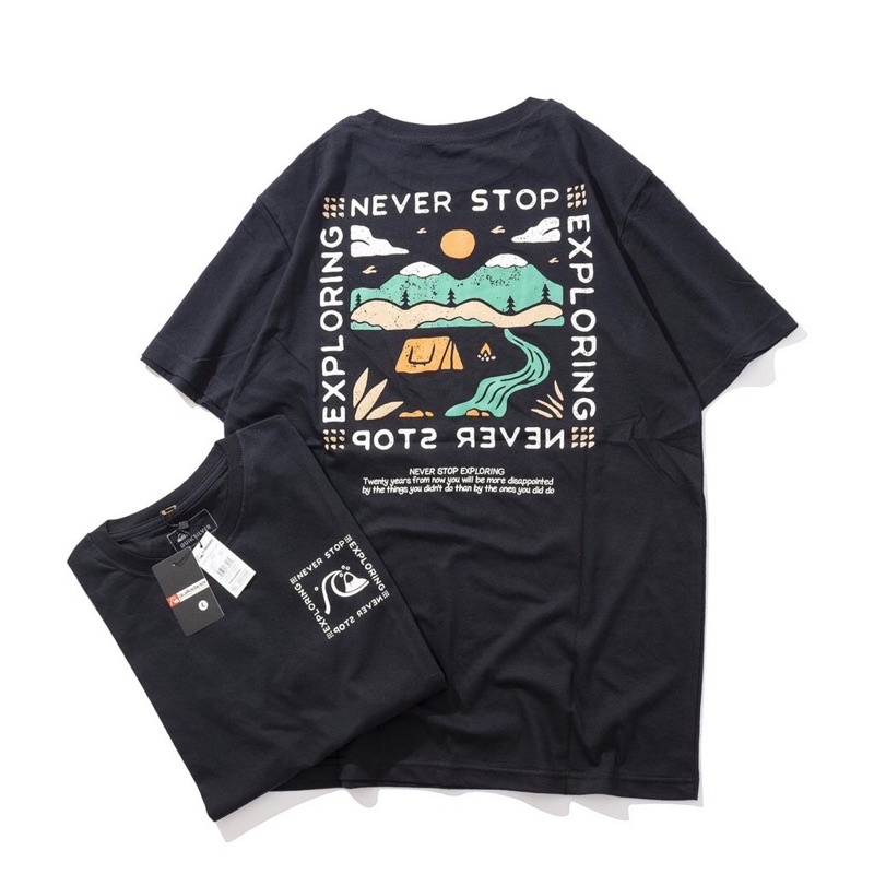 BAJU KAOS T SHIRT DISTRO SURFING SURF QUIKSILVER QUICKSILVER PRIA WANITA COWOK CEWEK ORIGINAL