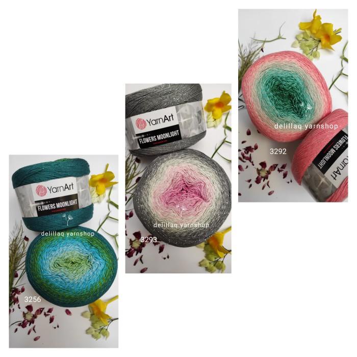 Benang Benang Rajut Impor Yarnart Flowers Moonlight Empat