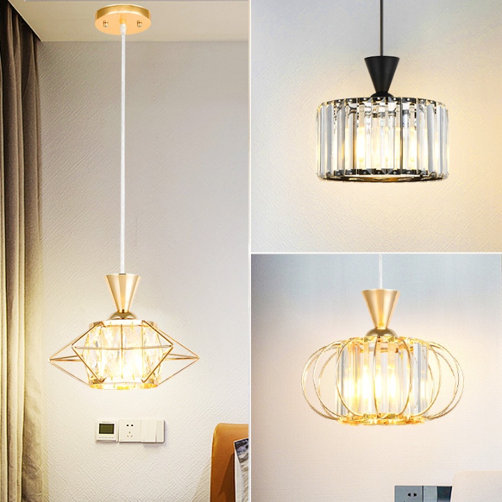 Lampu gantung restoran mewah modern minimalis teras bar balkon toko komersial lampu gantung kristal 