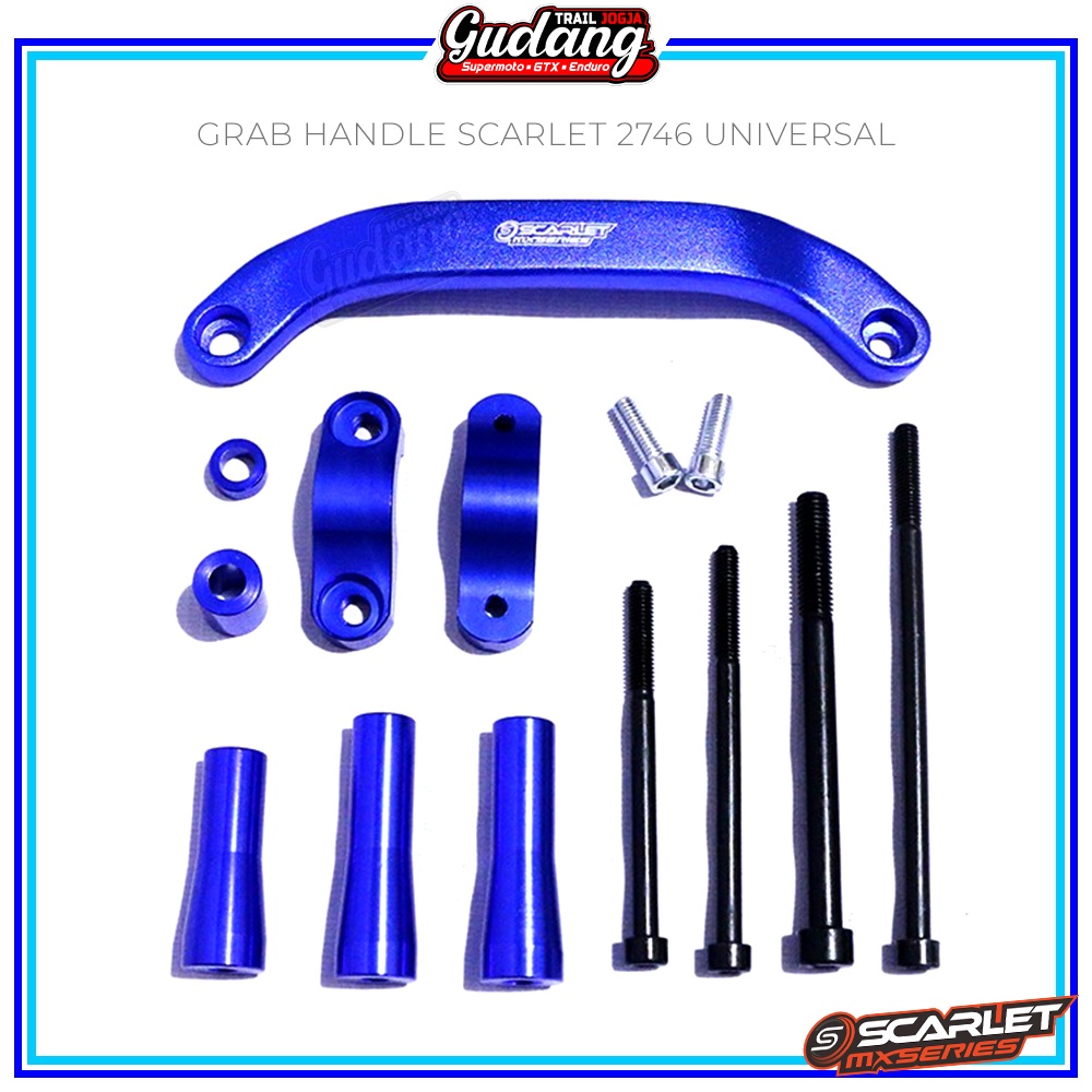 Grab Handle Pegangan Body Motor SCARLET Universal CRF 150L KLX 150 BIGFOOT DTRACKER KTM WR 155