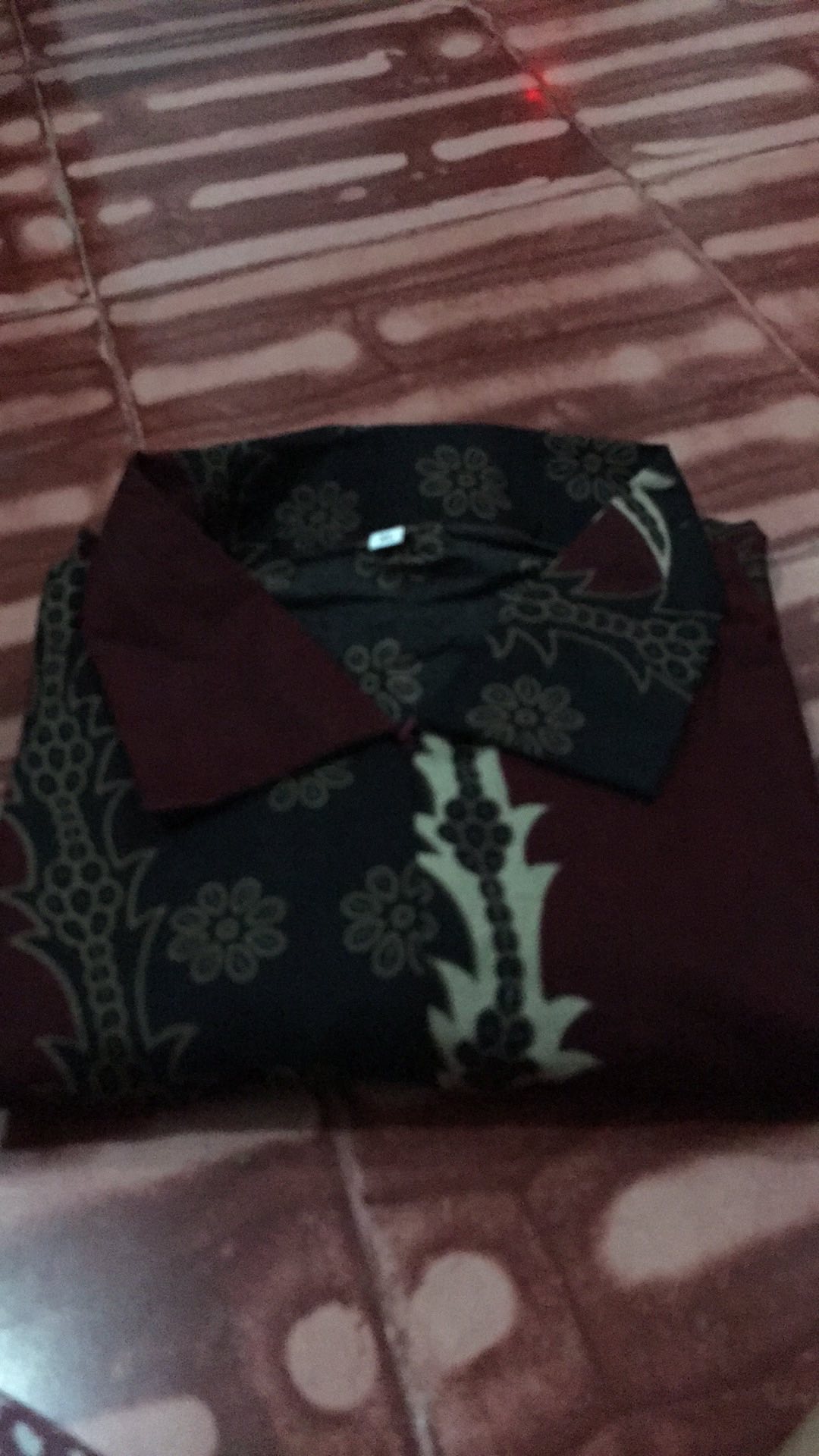 Tunik Batik Wanita Sogan Biru S M L Xl Xxl