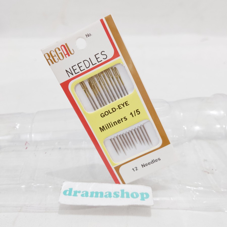 Jarum Jahit Tangan Set Lubang Besar DRAMASHOP