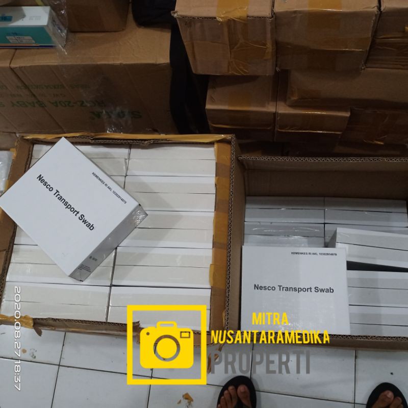 Nesco Transport Swab /Nesco Cotton Swab Sterile / Lidi Steril