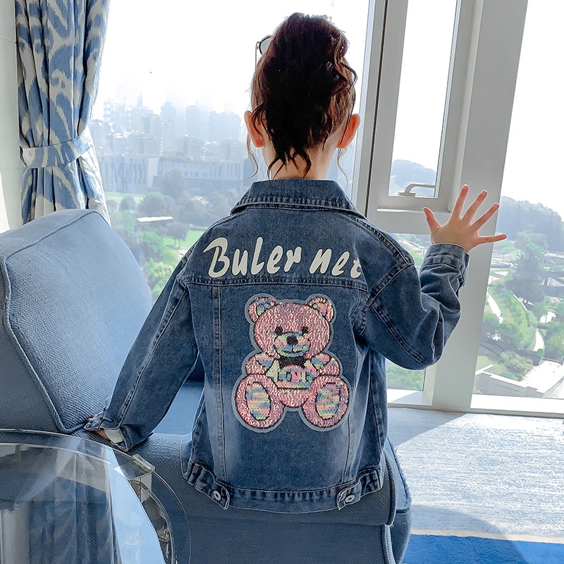 Jaket Jeans Anak Umur 2-7 Tahun  KAIN JEANS PREMIUM Jaket Jeans Anak Perempuan Jaket Levis Anak Cewe