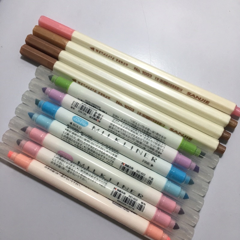 

highliter milkliner sta metallic brushpen