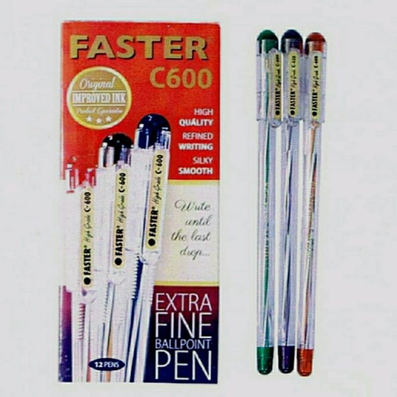 

Ballpoint Pulpen Pen Pena Faster C600