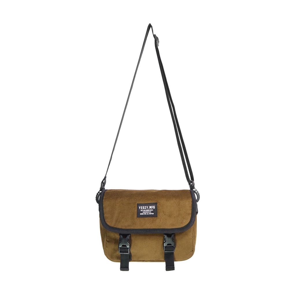 YESZY.MFG Sling Bag Utility Corduroy Brown