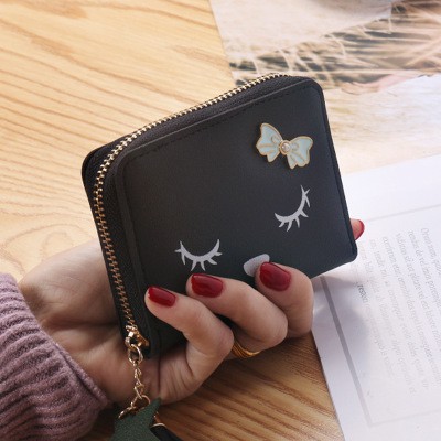 Dompet Pendek Mini Cute Face Wanita Terbaru Wallet Women's Original Fashion