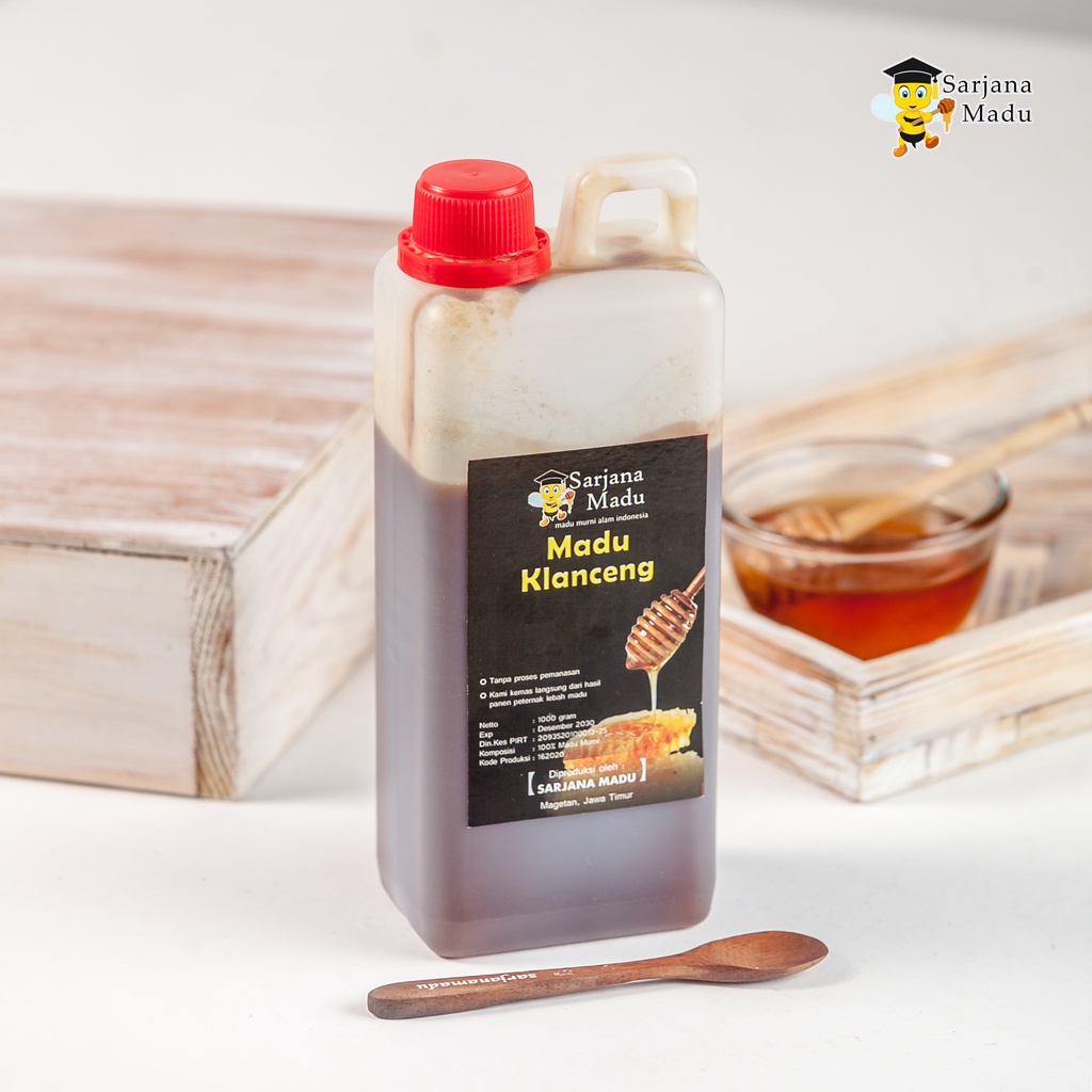 

Madu Klanceng / Kelulut 1 Kg Sarjana Madu - Madu Murni Asli 100%