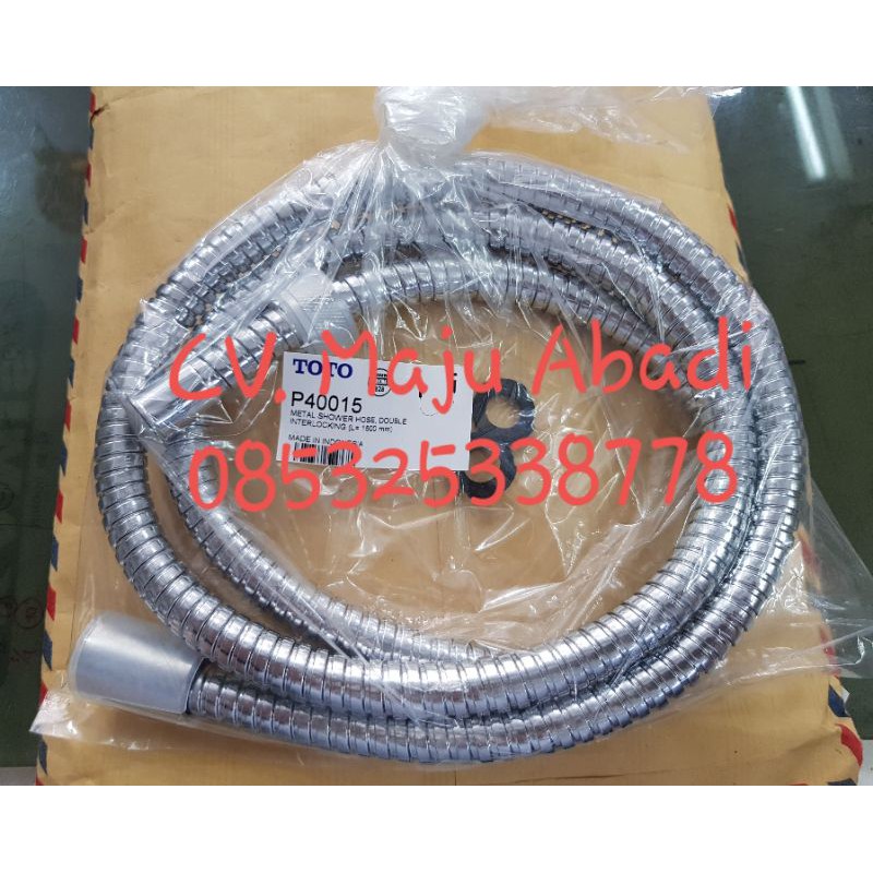 Sparepart TOTO Selang Shower P40015 Chrome untuk THX118SRR  TX471SRR TX471SRS