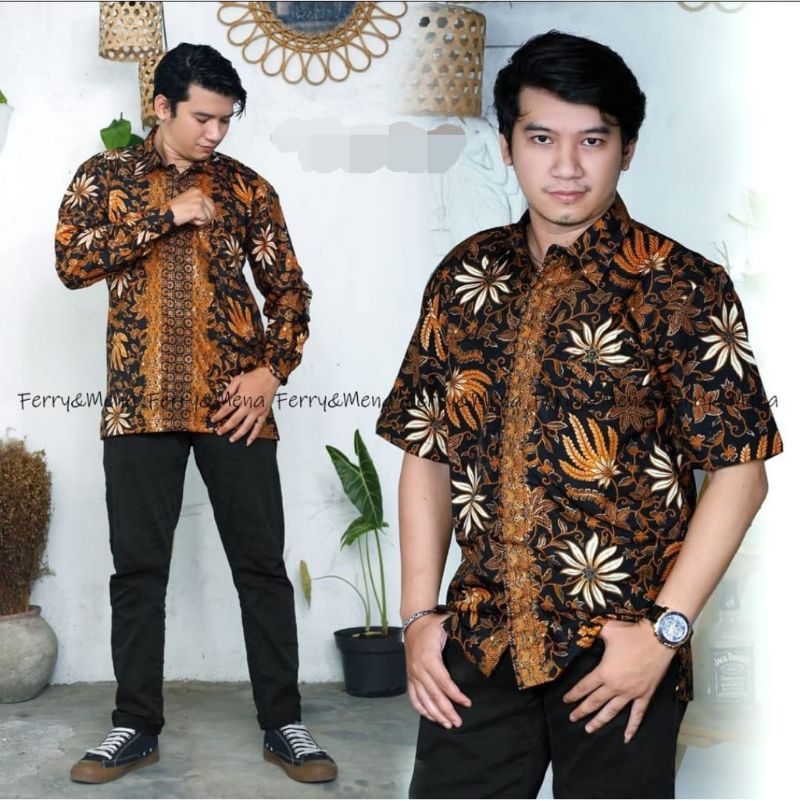 COD KEMEJA BATIK LENGAN PENDEK DAN LENGAN PANJANG//BATIK SERAGAMAN KELUARGA//KEMEJA MODERN