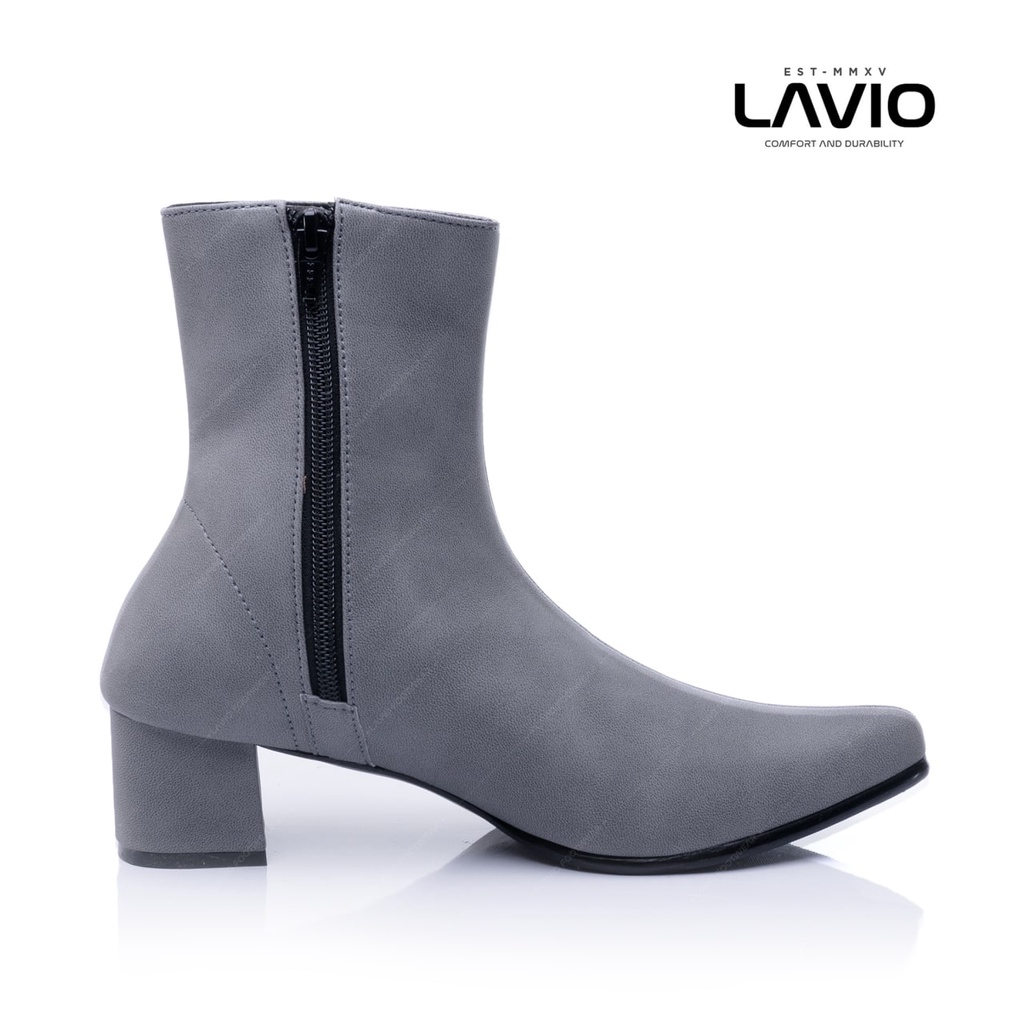 Sepatu Boots Wanita Cewe Keren Korea Kekinian Lavio Qiana Original High Heels