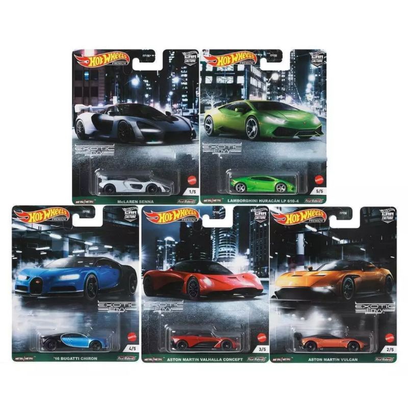 Hot Wheels Premium Exotis Envy Japan Historics 3 Desert Rally Power Trip Hyper Haulers Hotwheels Original Car Culture Diecast Miniatur Mobil Mobilan