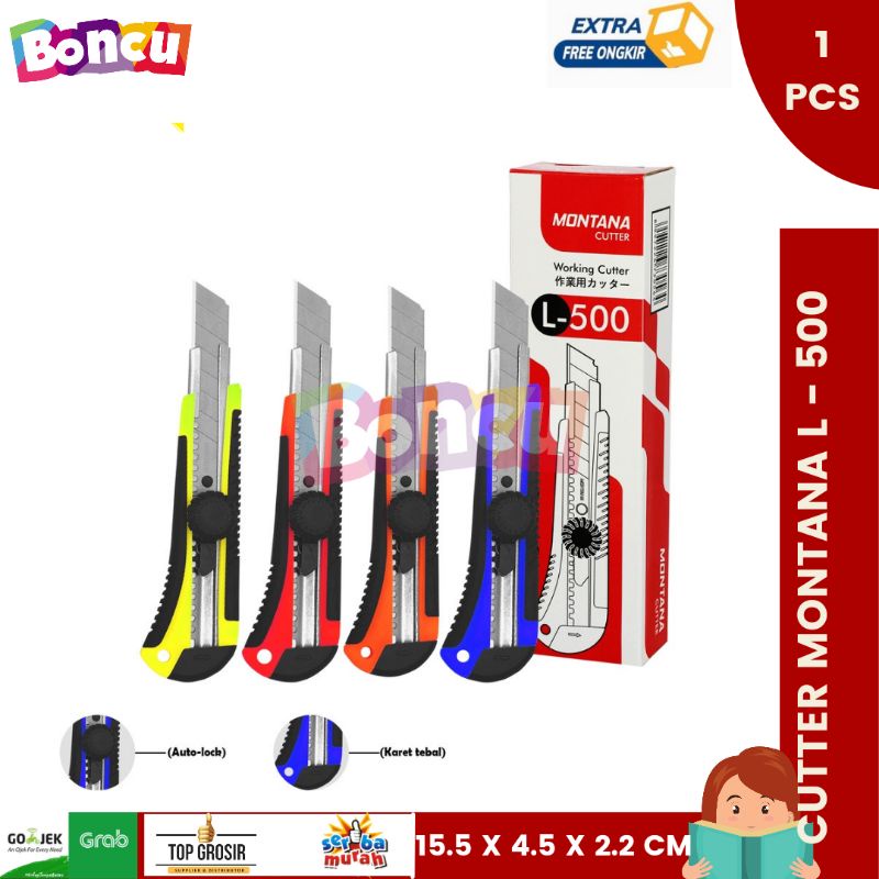 

[ 1PCS ] BONCU Montana Cutter / Cutter Besar / Cutter Montana / Cutter Murah /Pemotong Montana CT L-500