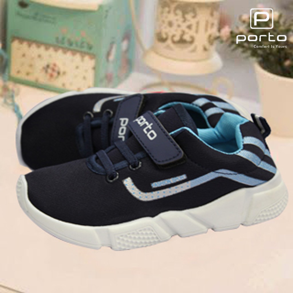 

Porto - Sepatu Sneakers Jalan Olahraga Anak Perempuan Anak Laki-laki Bayi Balita size 26-30 AD305K
